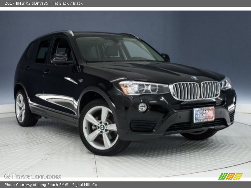 Jet Black / Black 2017 BMW X3 xDrive35i