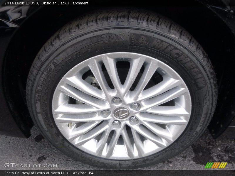 Obsidian Black / Parchment 2014 Lexus ES 350