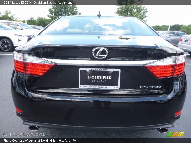 Obsidian Black / Parchment 2014 Lexus ES 350