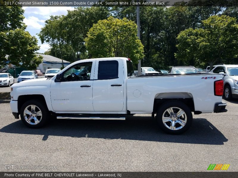 Summit White / Dark Ash/Jet Black 2017 Chevrolet Silverado 1500 Custom Double Cab 4x4