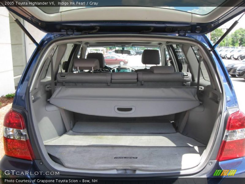 Indigo Ink Pearl / Gray 2005 Toyota Highlander V6