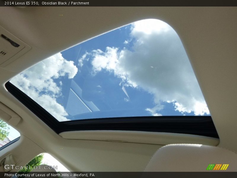 Obsidian Black / Parchment 2014 Lexus ES 350