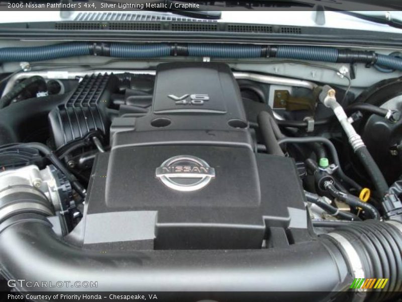 Silver Lightning Metallic / Graphite 2006 Nissan Pathfinder S 4x4