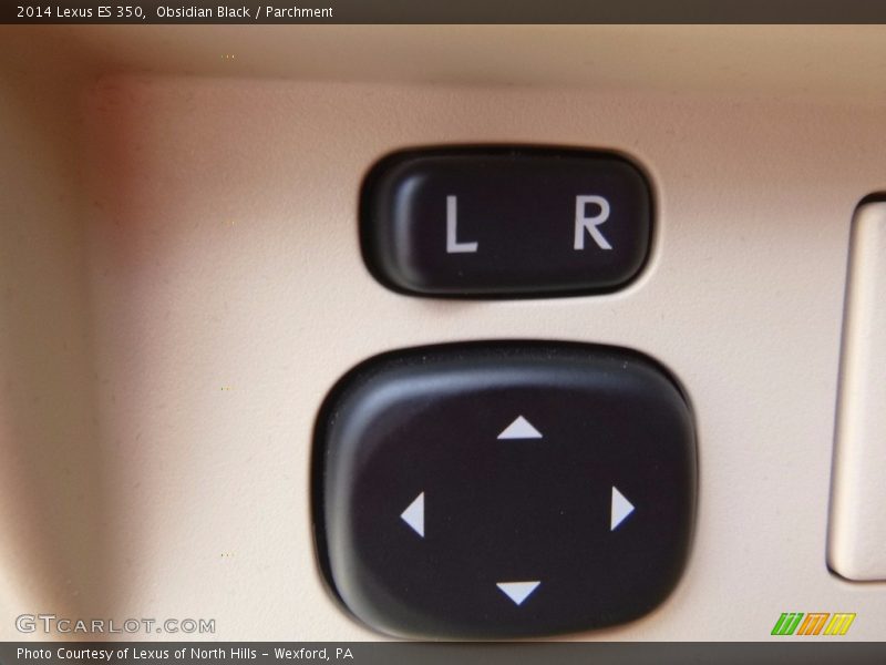 Obsidian Black / Parchment 2014 Lexus ES 350