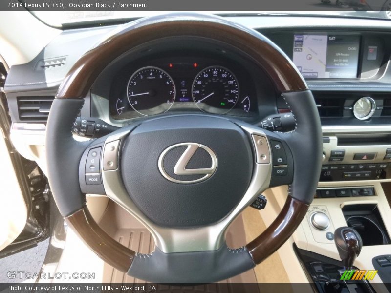 Obsidian Black / Parchment 2014 Lexus ES 350