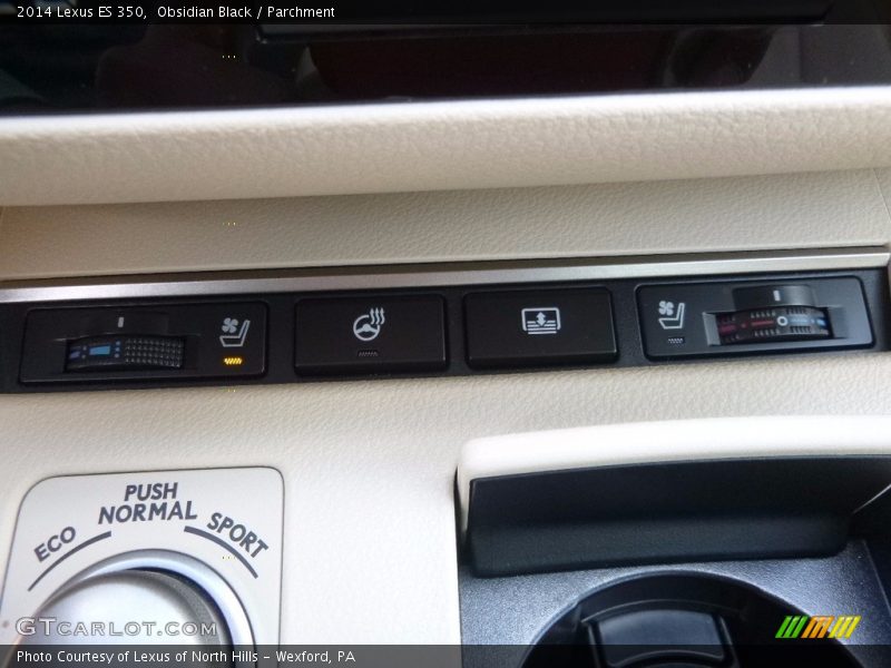 Obsidian Black / Parchment 2014 Lexus ES 350