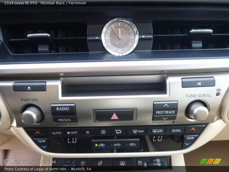 Obsidian Black / Parchment 2014 Lexus ES 350