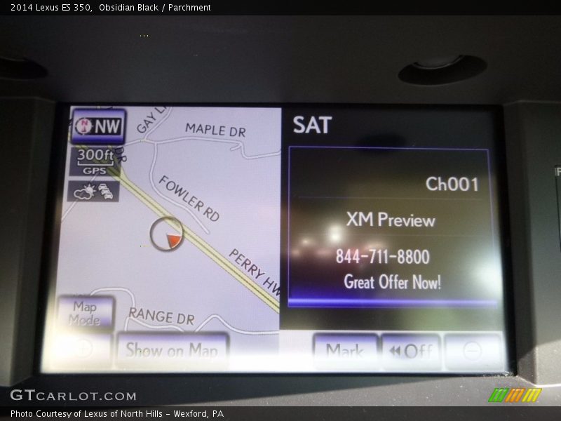 Obsidian Black / Parchment 2014 Lexus ES 350