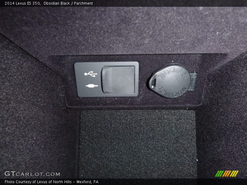 Obsidian Black / Parchment 2014 Lexus ES 350