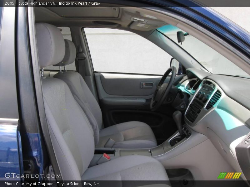 Indigo Ink Pearl / Gray 2005 Toyota Highlander V6