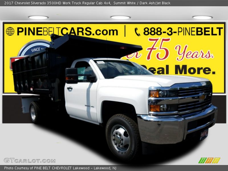 Summit White / Dark Ash/Jet Black 2017 Chevrolet Silverado 3500HD Work Truck Regular Cab 4x4