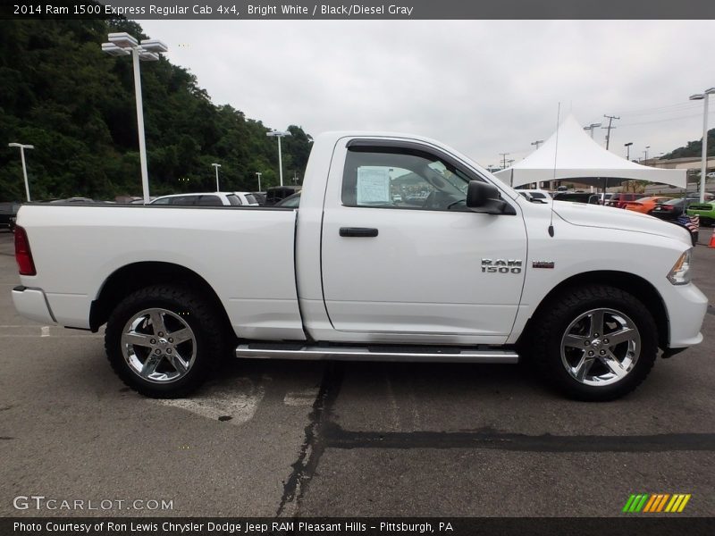 Bright White / Black/Diesel Gray 2014 Ram 1500 Express Regular Cab 4x4