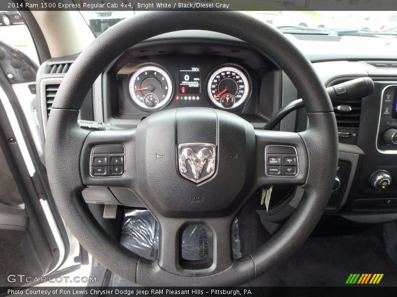 Bright White / Black/Diesel Gray 2014 Ram 1500 Express Regular Cab 4x4