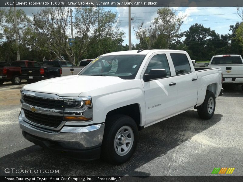 Front 3/4 View of 2017 Silverado 1500 WT Crew Cab 4x4