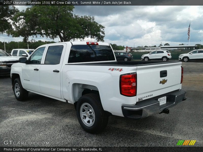 Summit White / Dark Ash/Jet Black 2017 Chevrolet Silverado 1500 WT Crew Cab 4x4