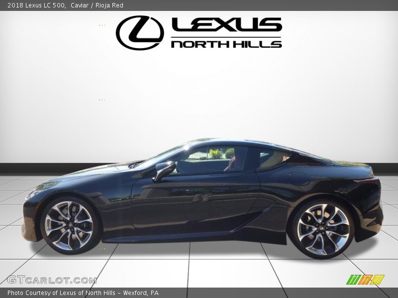 Caviar / Rioja Red 2018 Lexus LC 500