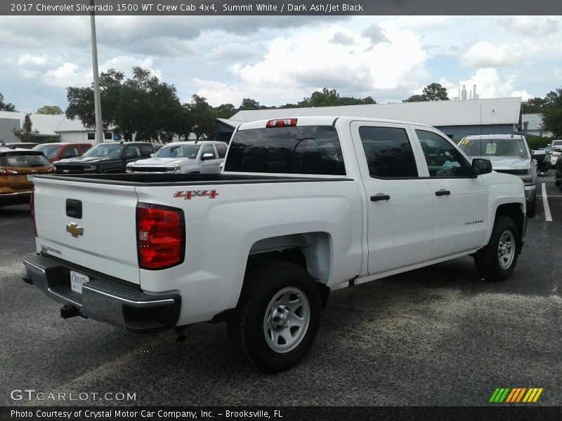 Summit White / Dark Ash/Jet Black 2017 Chevrolet Silverado 1500 WT Crew Cab 4x4