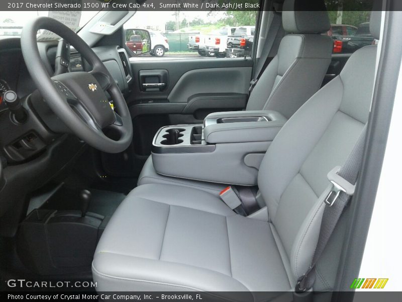 Summit White / Dark Ash/Jet Black 2017 Chevrolet Silverado 1500 WT Crew Cab 4x4