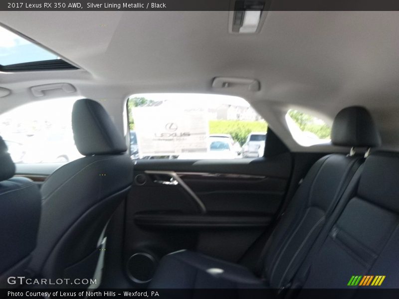 Silver Lining Metallic / Black 2017 Lexus RX 350 AWD