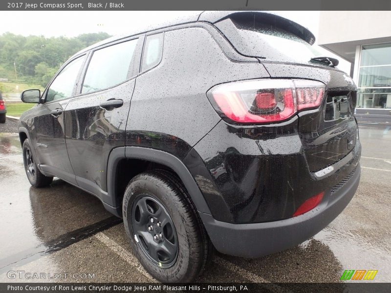 Black / Black 2017 Jeep Compass Sport