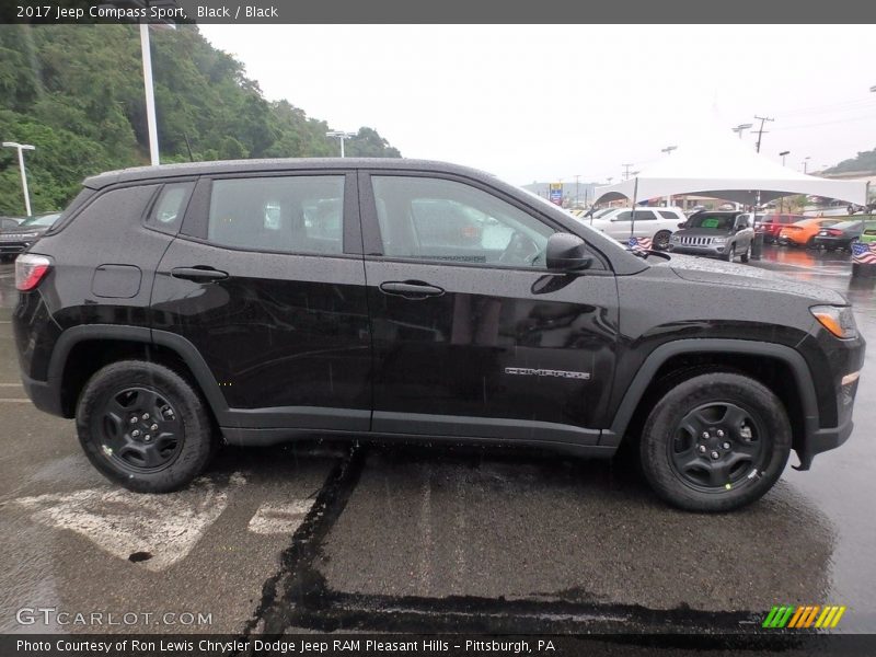 Black / Black 2017 Jeep Compass Sport