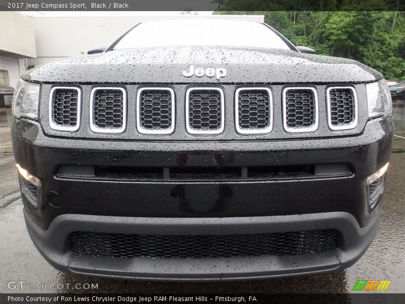 Black / Black 2017 Jeep Compass Sport