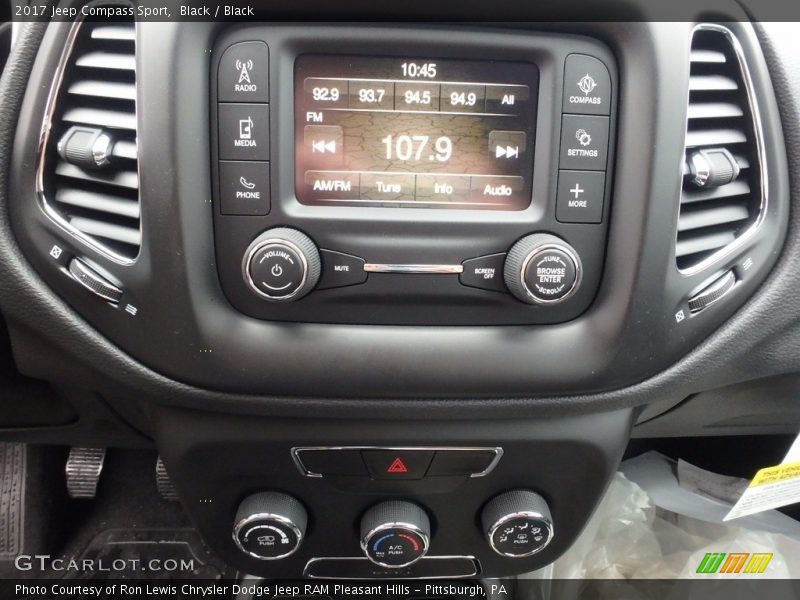 Controls of 2017 Compass Sport