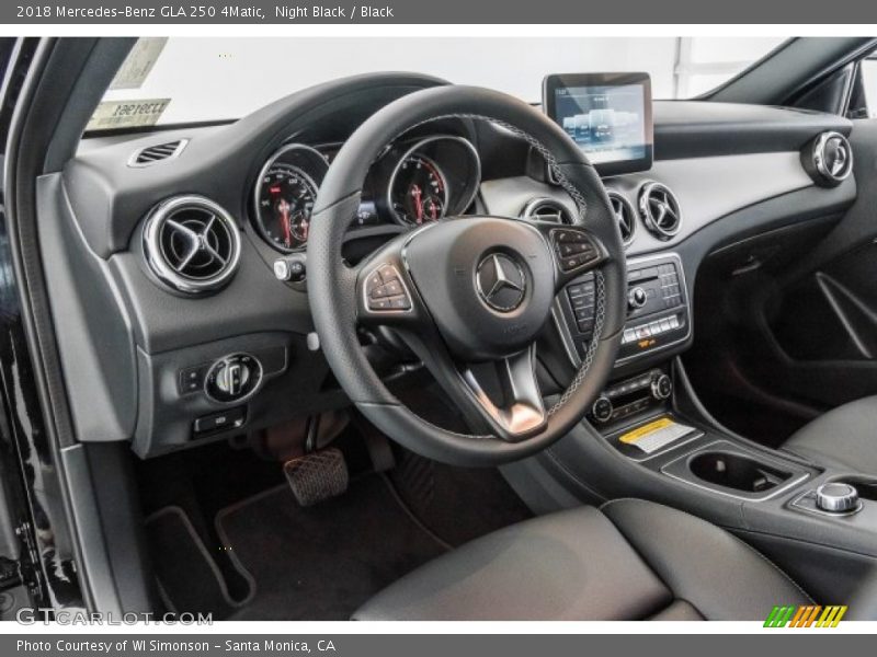 Dashboard of 2018 GLA 250 4Matic