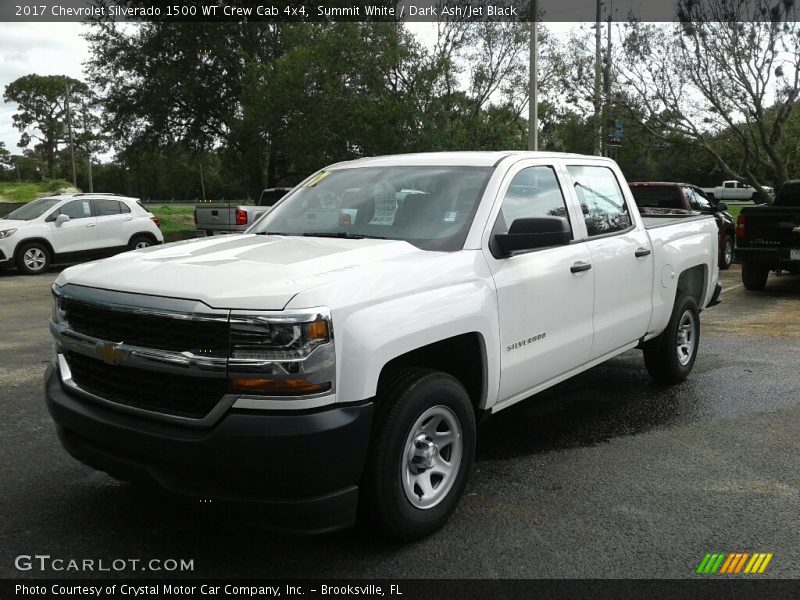 Summit White / Dark Ash/Jet Black 2017 Chevrolet Silverado 1500 WT Crew Cab 4x4