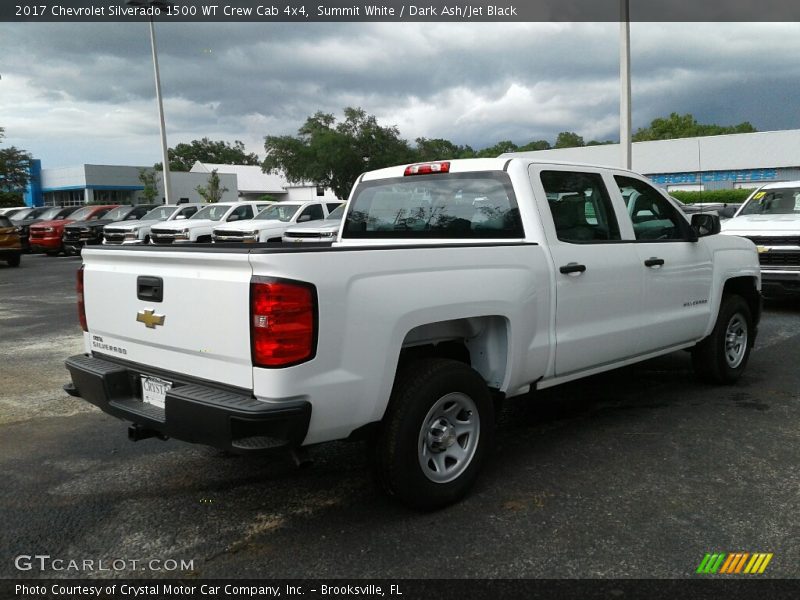 Summit White / Dark Ash/Jet Black 2017 Chevrolet Silverado 1500 WT Crew Cab 4x4