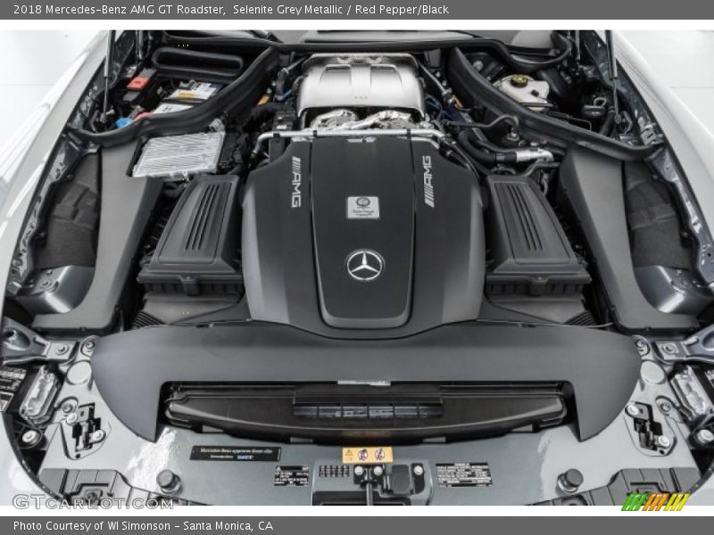  2018 AMG GT Roadster Engine - 4.0 Liter AMG Twin-Turbocharged DOHC 32-Valve VVT V8