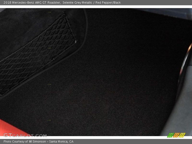 Selenite Grey Metallic / Red Pepper/Black 2018 Mercedes-Benz AMG GT Roadster