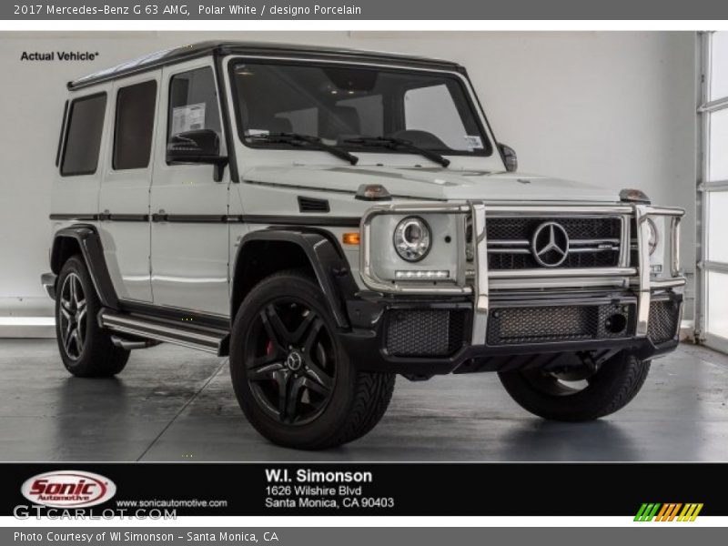 Polar White / designo Porcelain 2017 Mercedes-Benz G 63 AMG
