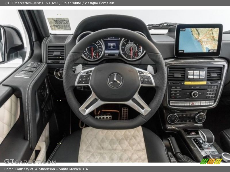 Dashboard of 2017 G 63 AMG