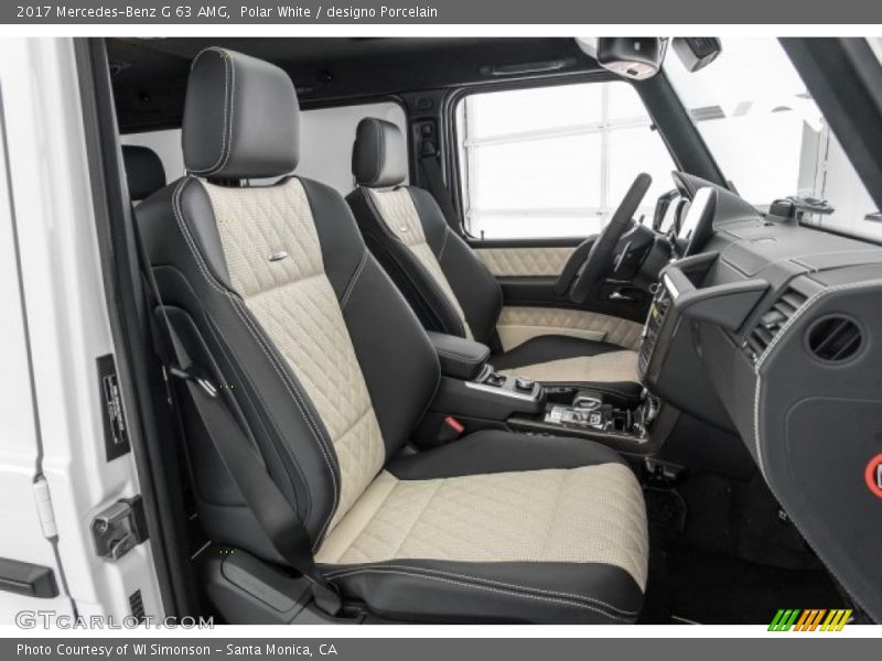  2017 G 63 AMG designo Porcelain Interior