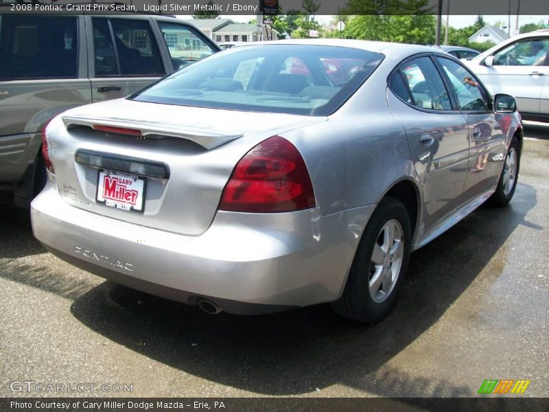 Liquid Silver Metallic / Ebony 2008 Pontiac Grand Prix Sedan