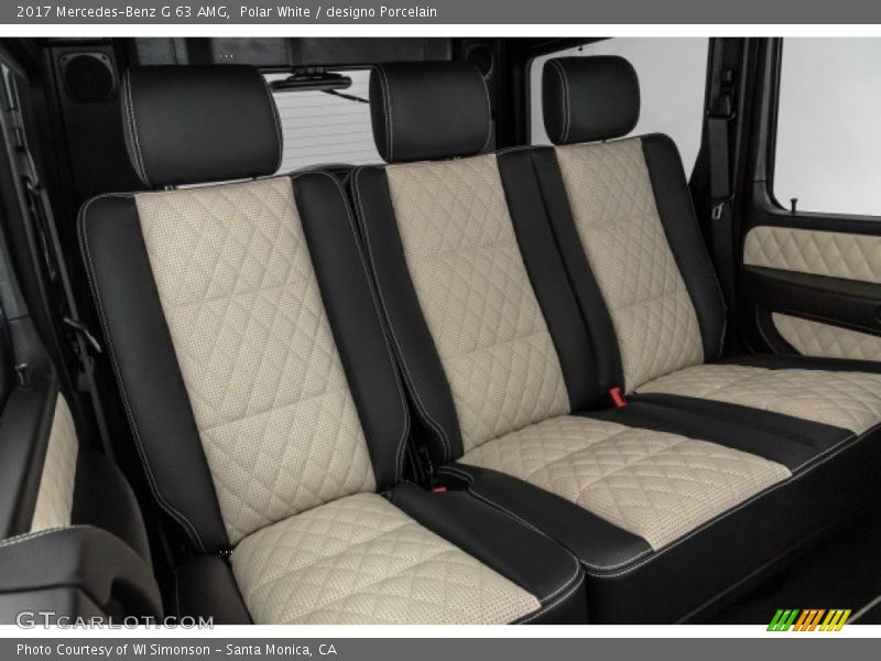 Rear Seat of 2017 G 63 AMG