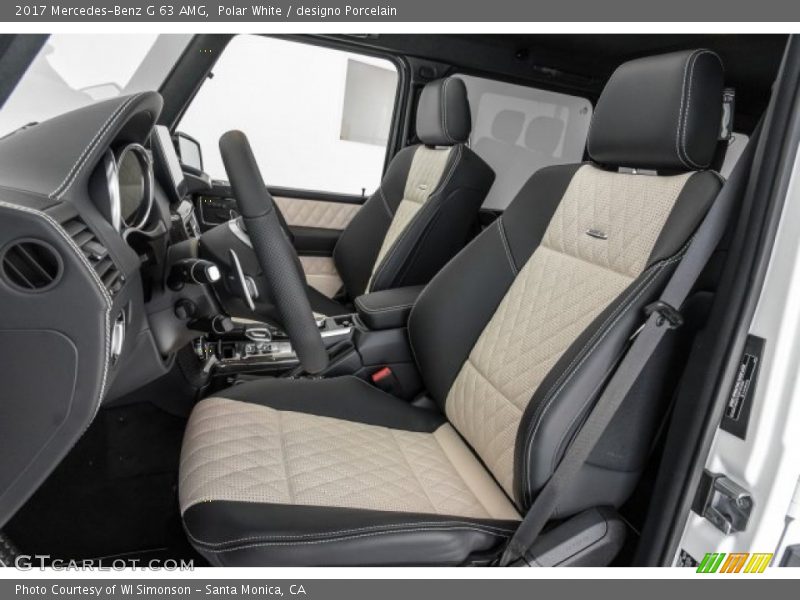 Front Seat of 2017 G 63 AMG
