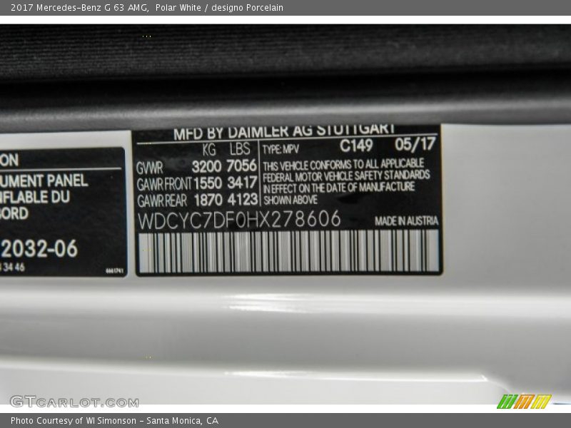 149 - 2017 Mercedes-Benz G 63 AMG