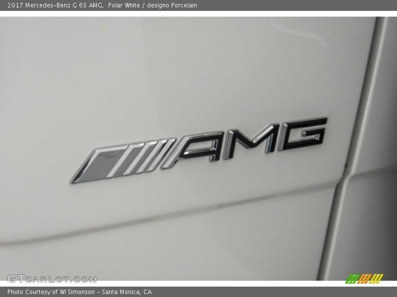 Polar White / designo Porcelain 2017 Mercedes-Benz G 63 AMG