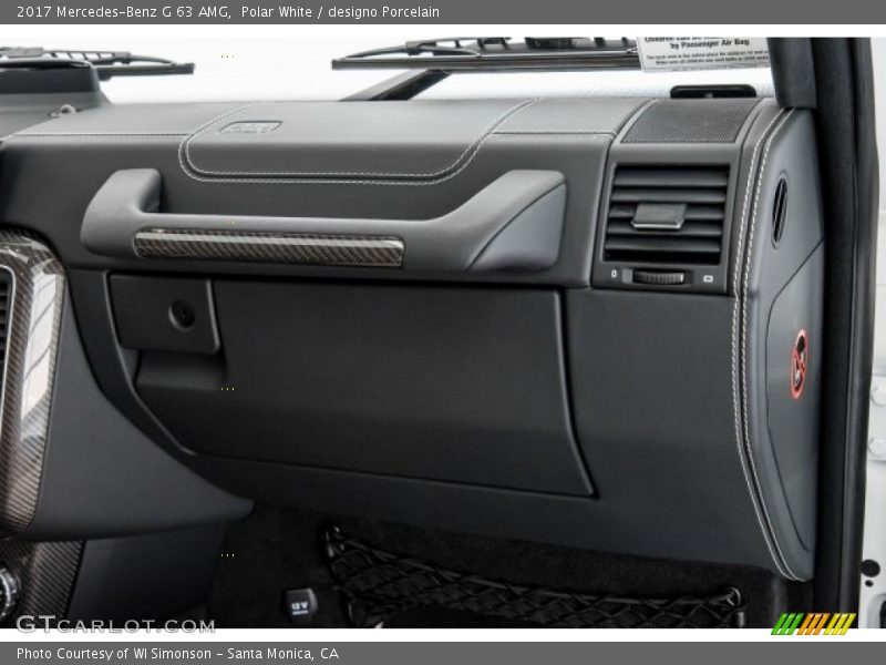 Polar White / designo Porcelain 2017 Mercedes-Benz G 63 AMG