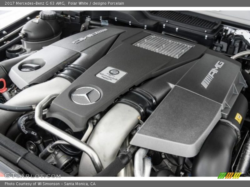  2017 G 63 AMG Engine - 5.5 Liter AMG biturbo DOHC 32-Valve VVT V8