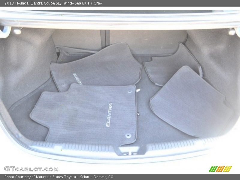 Windy Sea Blue / Gray 2013 Hyundai Elantra Coupe SE