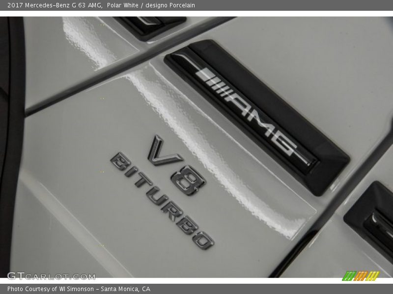 Polar White / designo Porcelain 2017 Mercedes-Benz G 63 AMG