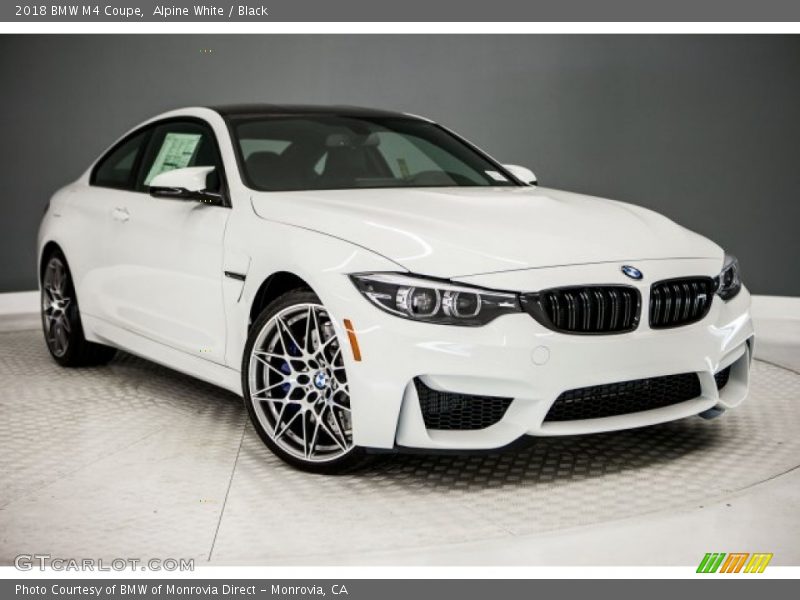 Alpine White / Black 2018 BMW M4 Coupe