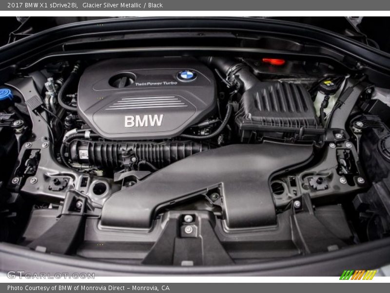 Glacier Silver Metallic / Black 2017 BMW X1 sDrive28i