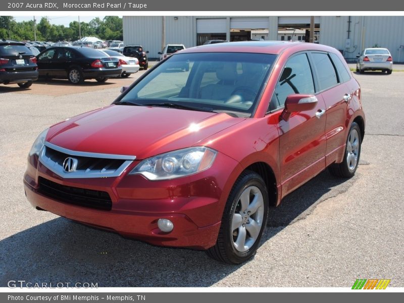 Moroccan Red Pearl / Taupe 2007 Acura RDX
