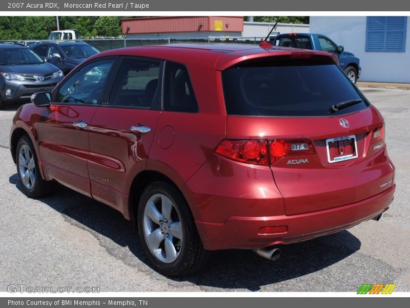 Moroccan Red Pearl / Taupe 2007 Acura RDX