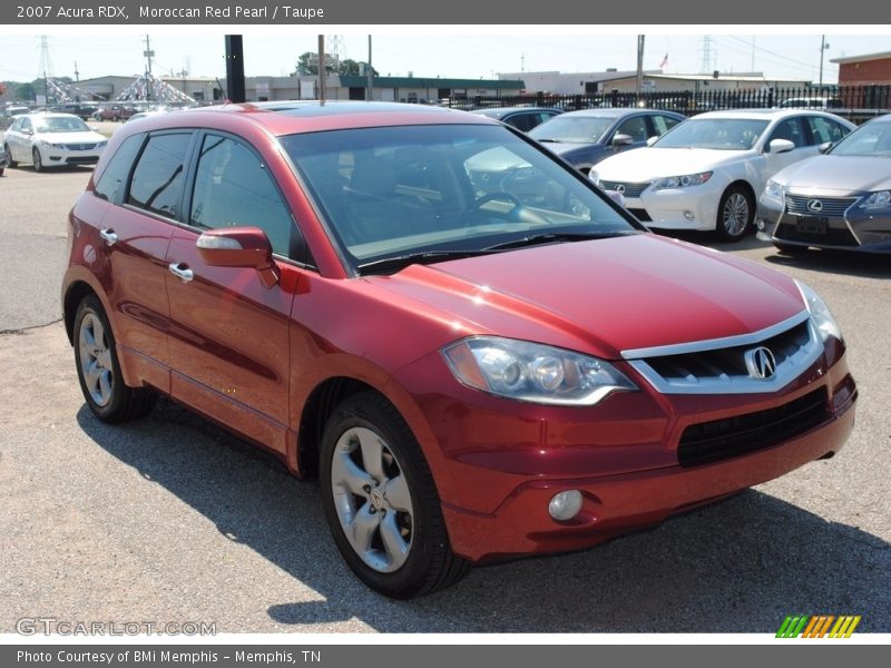 Moroccan Red Pearl / Taupe 2007 Acura RDX