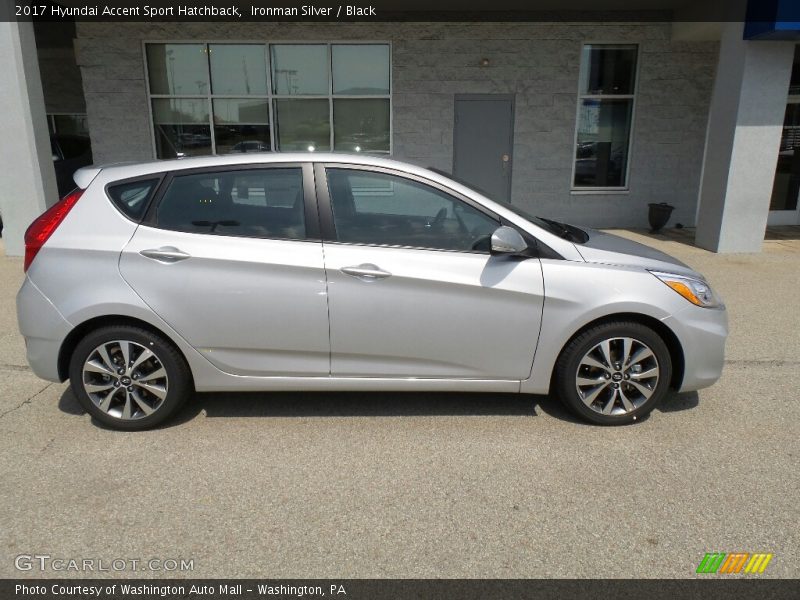 Ironman Silver / Black 2017 Hyundai Accent Sport Hatchback